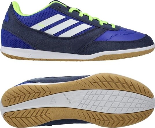 adidas Top Sala Competition IC Lucid Blue/Fottøy Hvit/Sitron Barn Innendørs (IC) størrelse 33½
