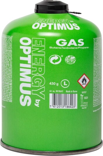 Optimus gassboks 450g (butan/isobutan/propan)