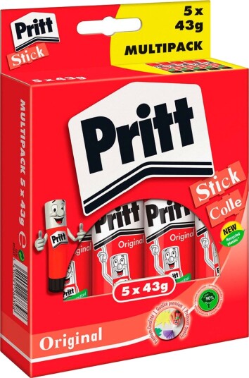 Pritt Limstift 5x43g 5pk