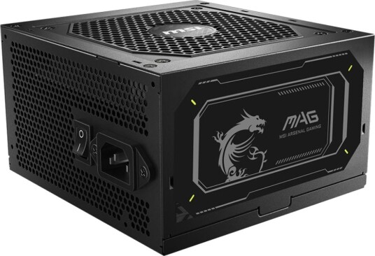 MSI MAG PCIE5 II 750W strømforsyningsenhet (sort)