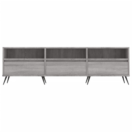 vidaXL TV-benk grå sonoma 150x30x44,5 cm konstruert tre 8720845874858