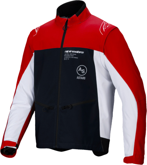 Alpinestars Endurojakke Lite-Dura Softshell Svart-Knallrød-Hvit Alpinestars Endurojakke Lite-Dura Softshell Svart-Knallrød-Hvit