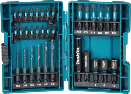 Makita Impact Black 33 Deler Bitssett til 1/4" Feste