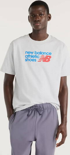 New Balance Athletics Premium Relaxed Chest Logo T Shirt Flerfarget XXL