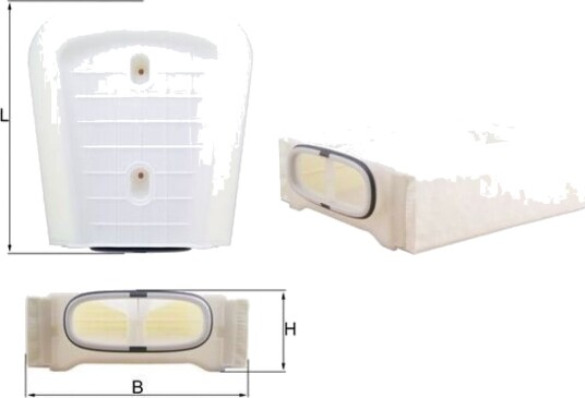 Luftfilter KNECHT LX 3295/8 Luftfilter KNECHT LX 3295/8