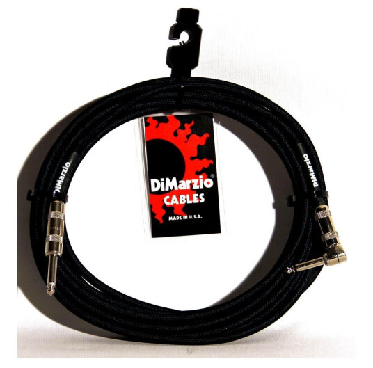 Dimarzio Ep1721srbk Instrumentkabel Braided 6,3 M. 1r/1v Svart