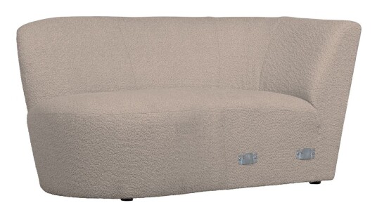 WOOOD Coco Chaiselounge Modul, Venstre, Sand Bouclé Unoliving