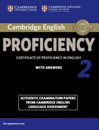 Cambridge English Proficiency 2 Student'S Book With Answers