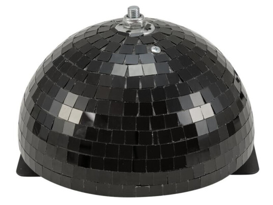 EuroLite Half Mirror Ball 20cm Svart Motorized