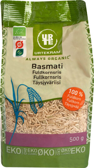 Urtekram Fuldkorns basmatiris Ø 500g