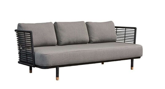 Cane-line - Sense Loungesofa - Sort