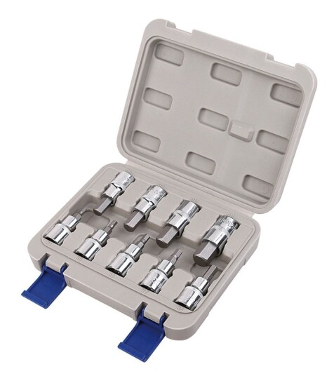 Irimo Bitshylser I Sett 1/2" Unbrako 9 Deler Irimo Bitshylser I Sett 1/2" Unbrako 9 Deler
