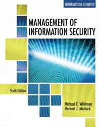 Management Of Information Security Av Michael (Michael J. Coles College Of Busi Whitman