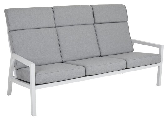 Brafab Belfort Loungesofa m. høy rygg - Hvit/Lys Grå