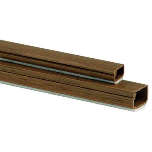 Plasfix 2406 9G Kabelkanal selvheftende med lokk 2 m 12 x 7 mm teakfarget Installasjonsmaterial