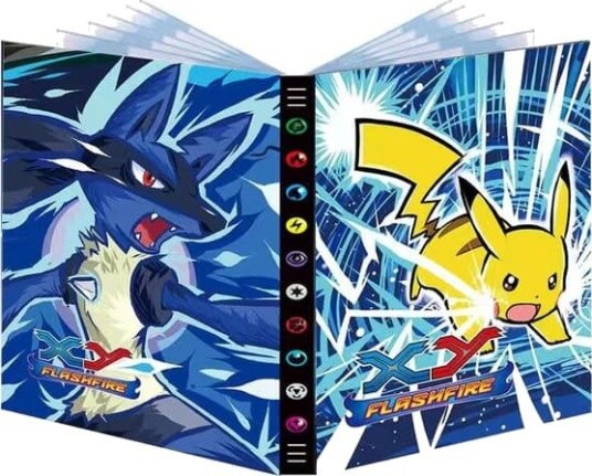 Pikachu Detektiv Anime Samlekortperm 9 Lommer 432 Kort