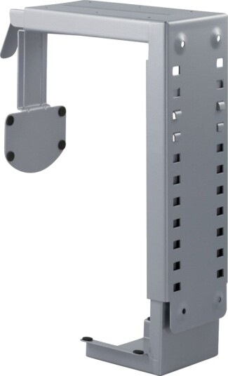 PC-holder for montering i bord eller vegg - Sølv
