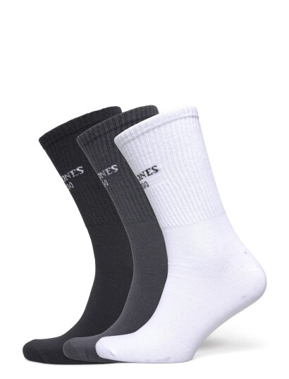 Jack & Jones Jacfraser Solid Tennis Socks 3 Pack White ONE SIZE