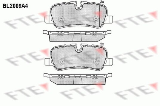 Bremseklosser FTE 9010594 Bremseklosser FTE 9010594