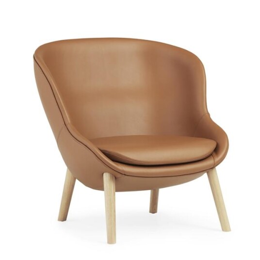 Normann Copenhagen Normann Copenhagen Hyg Lenestol Lav Eik/brandy Skinn