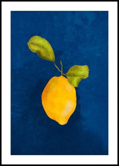 Just a little lemon Poster Plakat / 100x150cm
