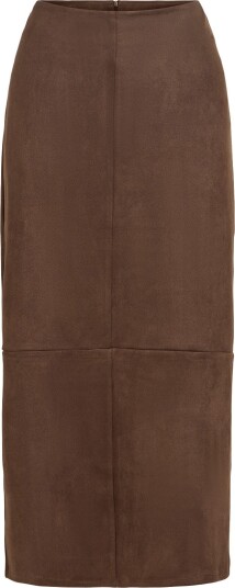 Vila Vinancy Ida Hw Midi Skirt/Ka Brown 44