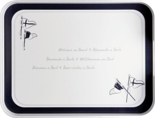 Marine Business Welcome On Board Serveringsbrikke Melamin 40 x 30 cm