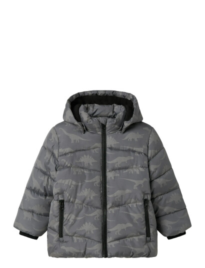 name it Nmmmosan Puffer Jacket Ref1 Grey 80
