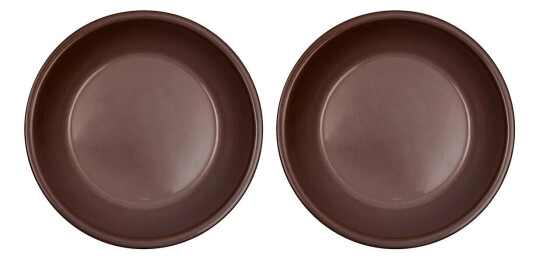 Oyoy Yuka dyp tallerken Ø19 cm 2pk Dark brun