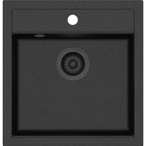Lavabo Jupiter 50 Kjøkkenvask 510x490 mm, Sort