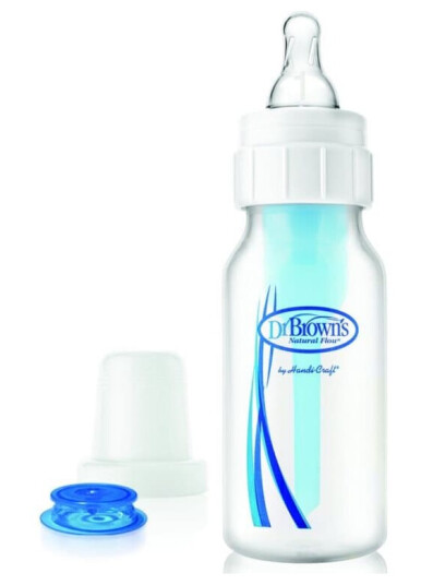 Dr Browns Standard flaske med matingssystem for spedbarn med leppeeller ganespalte 0m+ 120ml Dr Browns Standard flaske med matingssystem for spedbarn med leppeeller ganespalte 0m+ 120ml