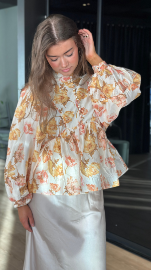 PERNILLA BLOUSE CREAM PEONY PERNILLA BLOUSE CREAM PEONY