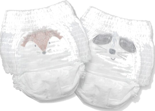 Kit & Kin Eco Nappy Pants White 5 12 17kg 22st Kit & Kin Eco Nappy Pants White 5 12 17kg 22st