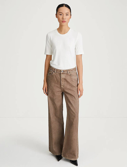 Stylein Kayne Denim Trousers Beige 30 Stylein Kayne Denim Trousers Beige 30