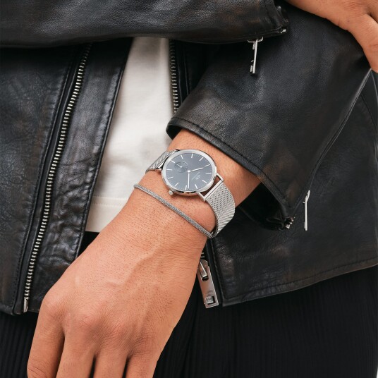 Daniel Wellington DW Watch Classic Multi-Eye Sterling Onyx 40mm Silver Daniel Wellington DW Watch Classic Multi-Eye Sterling Onyx 40mm Silver