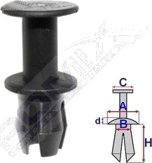 Clip ROMIX C60700