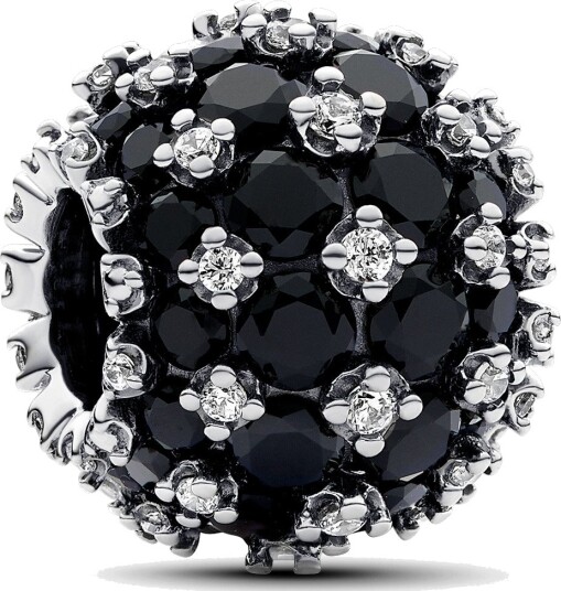 Pandora Charms i 925 sølv og svart farge