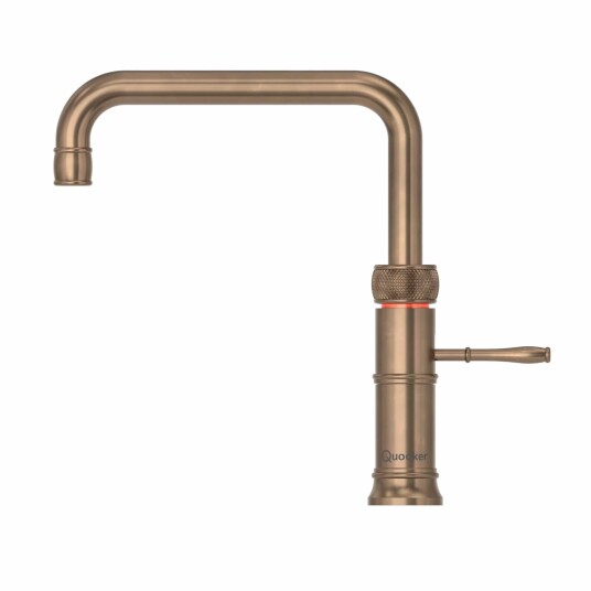 Quooker Classic Fusion Square Alt-i-ett Retro Aldret Messing / Pro3 (BUN-Q211620702)