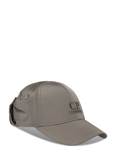 C.P. Company Baseball Cap (Chrome-R Goggle Cap) - Khaki green - M