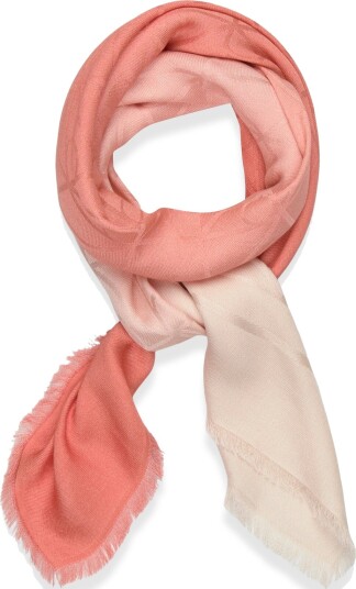 Calvin Klein Gradient Emblem Square Scarf 70X Coral ONE SIZE Calvin Klein Gradient Emblem Square Scarf 70X Coral ONE SIZE