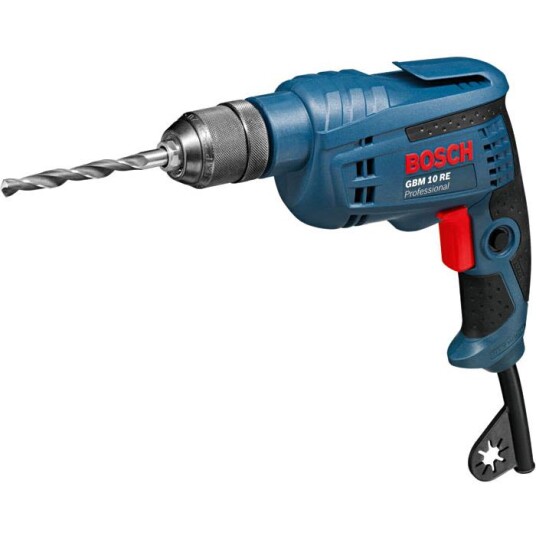 Bosch GBM 10 RE Professional Bormaskin 600 W med Nøkkelfri Chuck 1-10 mm Bosch GBM 10 RE Professional Bormaskin 600 W med Nøkkelfri Chuck 1-10 mm