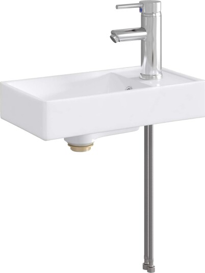  Vaskeservant for bad Krom 40,5 x 22,5 x 11,5 cm Metall
