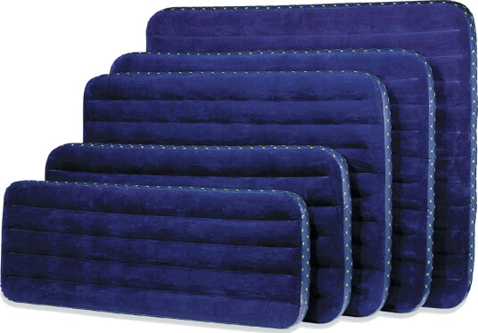 Luftmadrass Velur Queen Blå 203x152x22 cm Luftmadrass Velur Queen Blå 203x152x22 cm