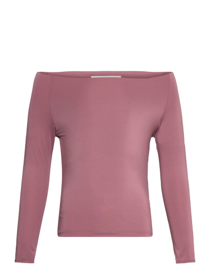 Rosemunde Kids Rkbillie Ls Off Shoulder T-Shirt - Pink - 140 Rosemunde Kids Rkbillie Ls Off Shoulder T-Shirt - Pink - 140