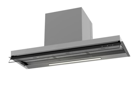 Thermex Integro 51 II Rustfri Kjøkkenvifte med Glassfront og LED-belysning