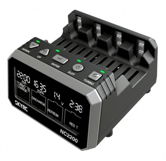 SkyRC NC2200 Charger NiMH AA/AAA 0.2-2.2A 240AC