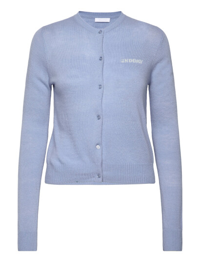 2NDDAY 2Nd Vinny Tt - Soft Wool Blend - Blue - XXS
