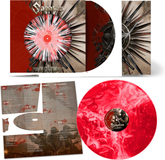 Sabaton The Last Stand 10th Anniversary Limited Edition Vinyl Bloodstone Marbled Spartan Sunset Splatter