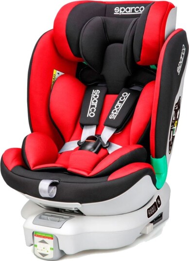 Sparco SK6000I-RD Bilbarnestol Med Svingfunksjon Og Isofix 9-25kg 0-12 År Sparco SK6000I-RD Bilbarnestol Med Svingfunksjon Og Isofix 9-25kg 0-12 År
