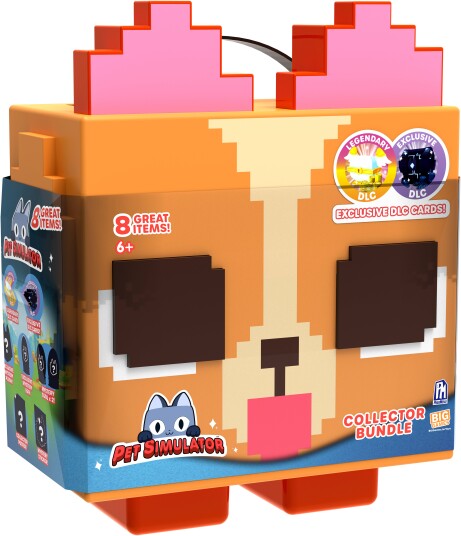 Pet Simulator Pixel Corgi Lekesett - Samlerpakke med 8 Deler i Plast og Plysj Pet Simulator Pixel Corgi Lekesett - Samlerpakke med 8 Deler i Plast og Plysj
